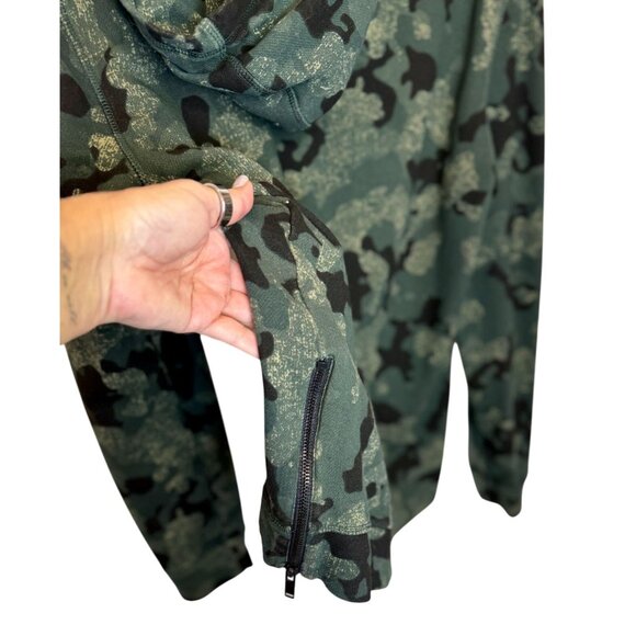 John Varvatos Star USA Alexandria Camo-Print Hoodie Sweatshirt - Size M - Picture 7 of 8